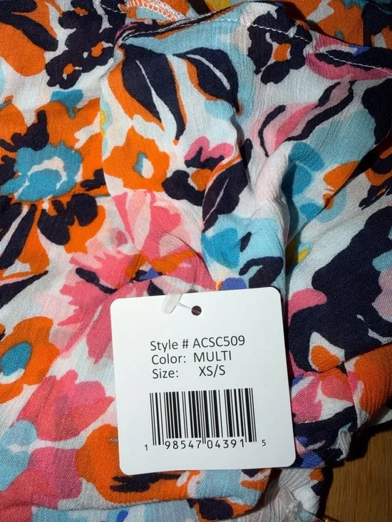 Anne Cole Women’s XS/S Multicolor Swim Cover-Up NWT - Picture 2 of 5
